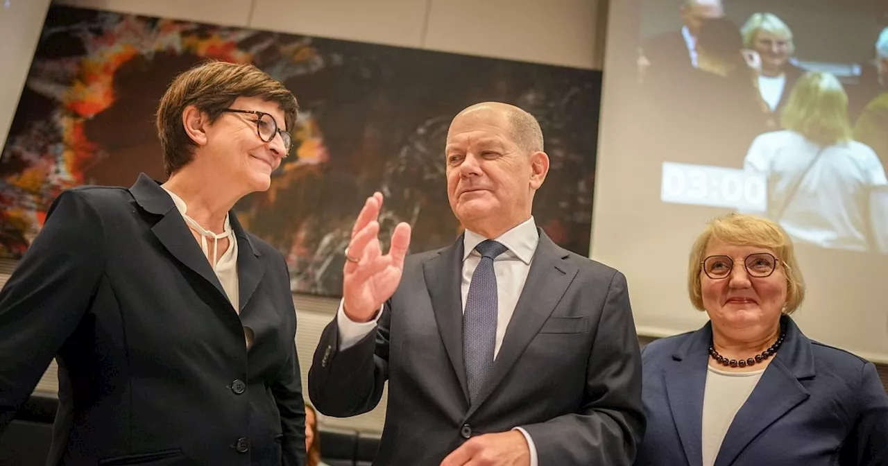 Scholz lässt SPD-Chefin stehen - und findet das «peinlich»