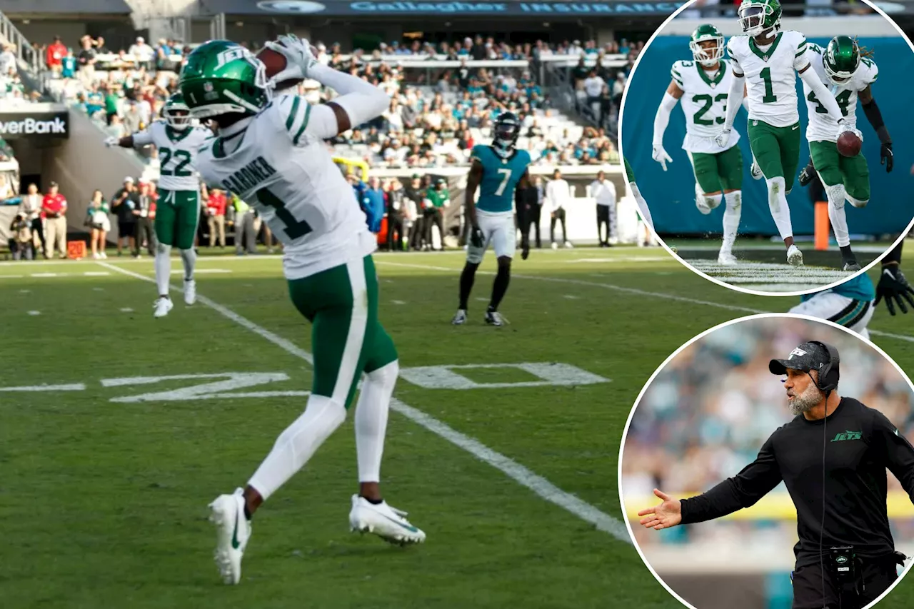 Jets' Sauce Gardner bails out Jeff Ulbrich, gets Mac Jones 'revenge' with rare interception