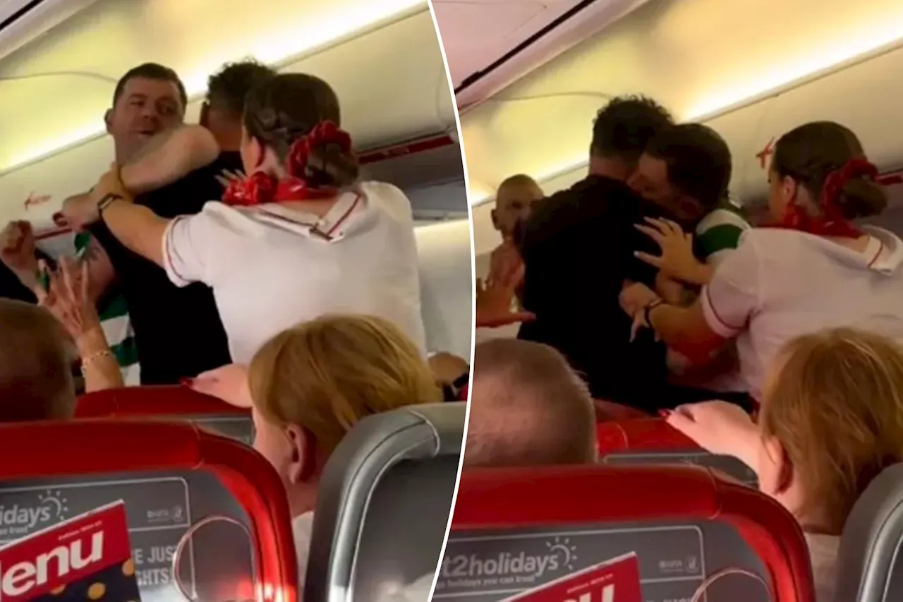 Vicious brawl breaks out on plane as passenger bites another traveler