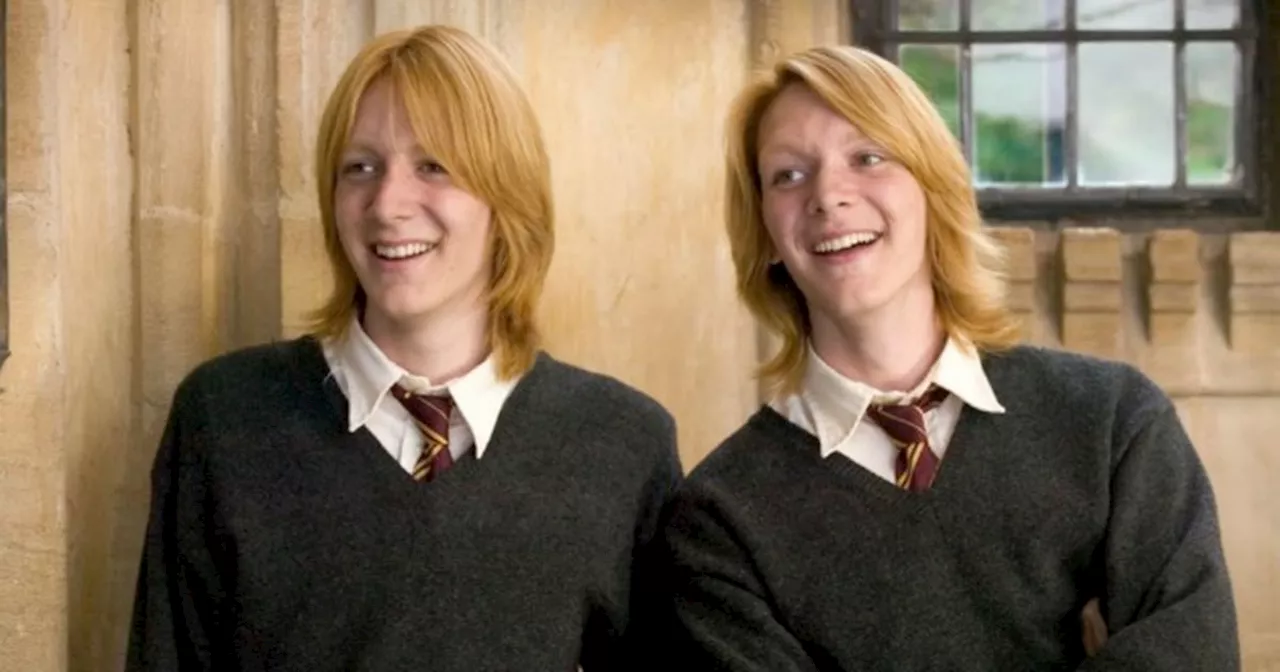 Harry Potter's Weasley twins unrecognisable as they appear on This Morning