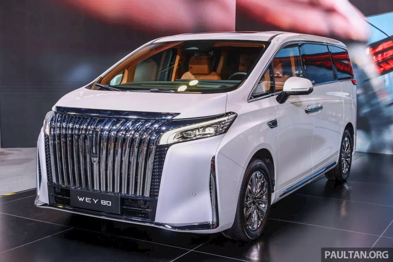 GWM Wey 80 MPV previewed at KLIMS 2024 – 1.5T dual-motor plug-in hybrid, 487 PS and 762 Nm