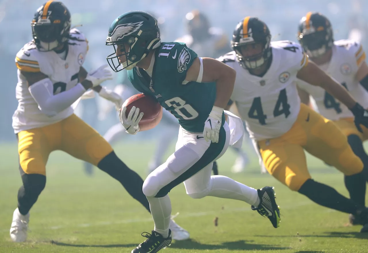 Philadelphia Eagles lose wide receiver for clash with Steelers