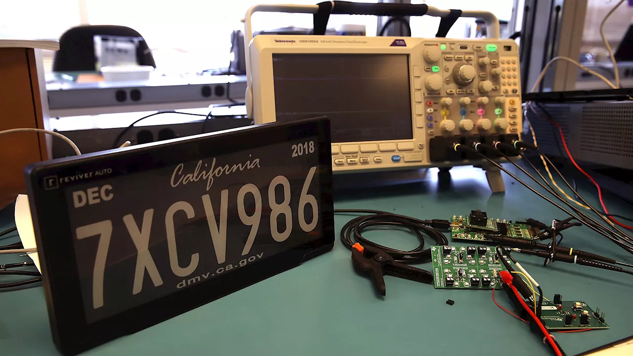 Researchers hack digital license plates, demonstrating way to evade tolls and cops