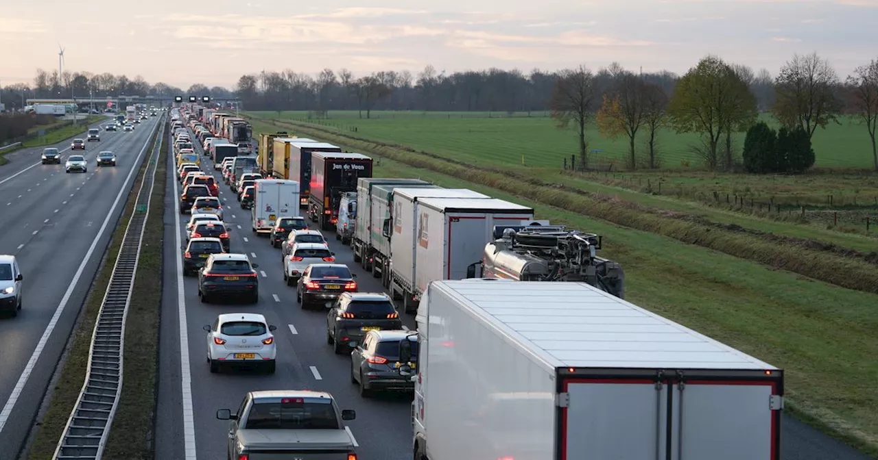 Files in Drenthe blijven toenemen, maar filezwaarte daalt