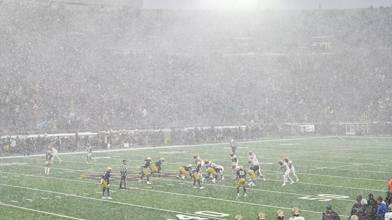 Indiana-Notre Dame Weather Forecast: Cold Night For College Football Playoff Game