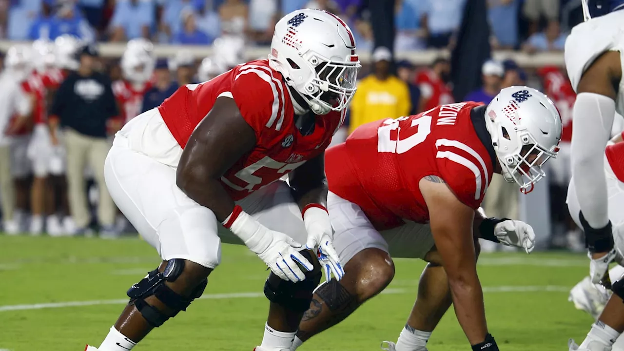 Ole Miss Rebels Starting OT Micah Pettus Enters Transfer Portal