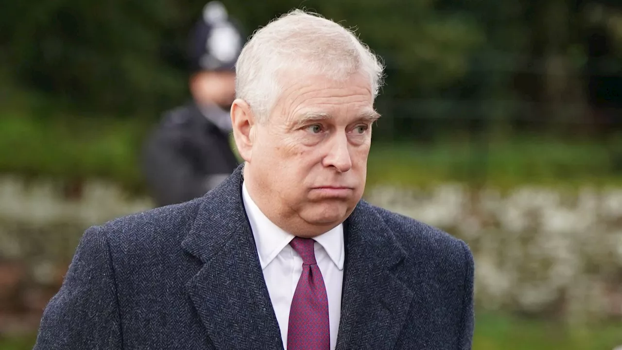 Prince Andrew will not join rest of Royal Family for Christmas at Sandringham