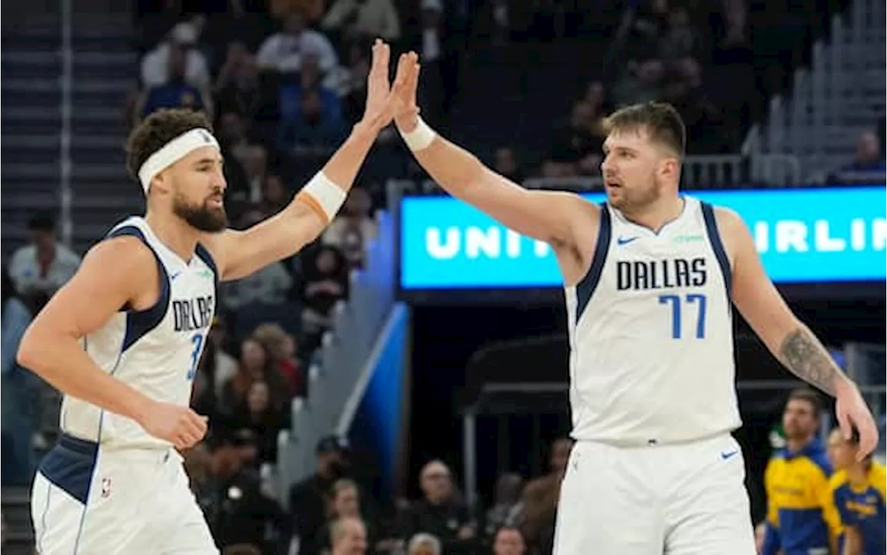 NBA, risultati della notte: rivincita Mavs a Golden State, Davis spinge i Lakers