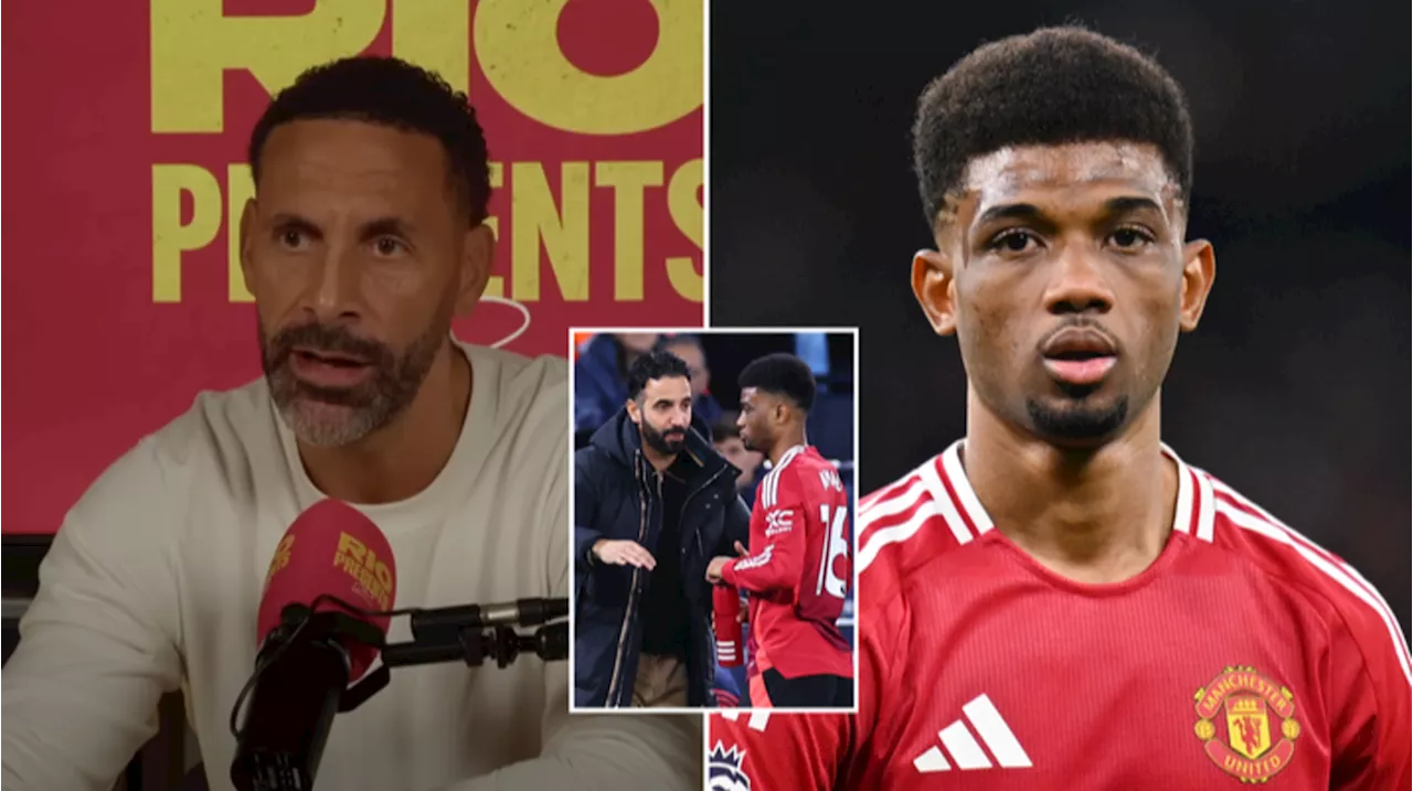 Rio Ferdinand drops bombshell about what people inside Man Utd thought of Amad Diallo before Man City winner