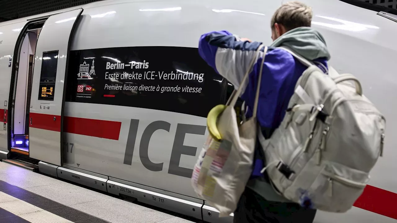 Internationale Zugverbindung: Erster Direkt-ICE fährt von Berlin nach Paris