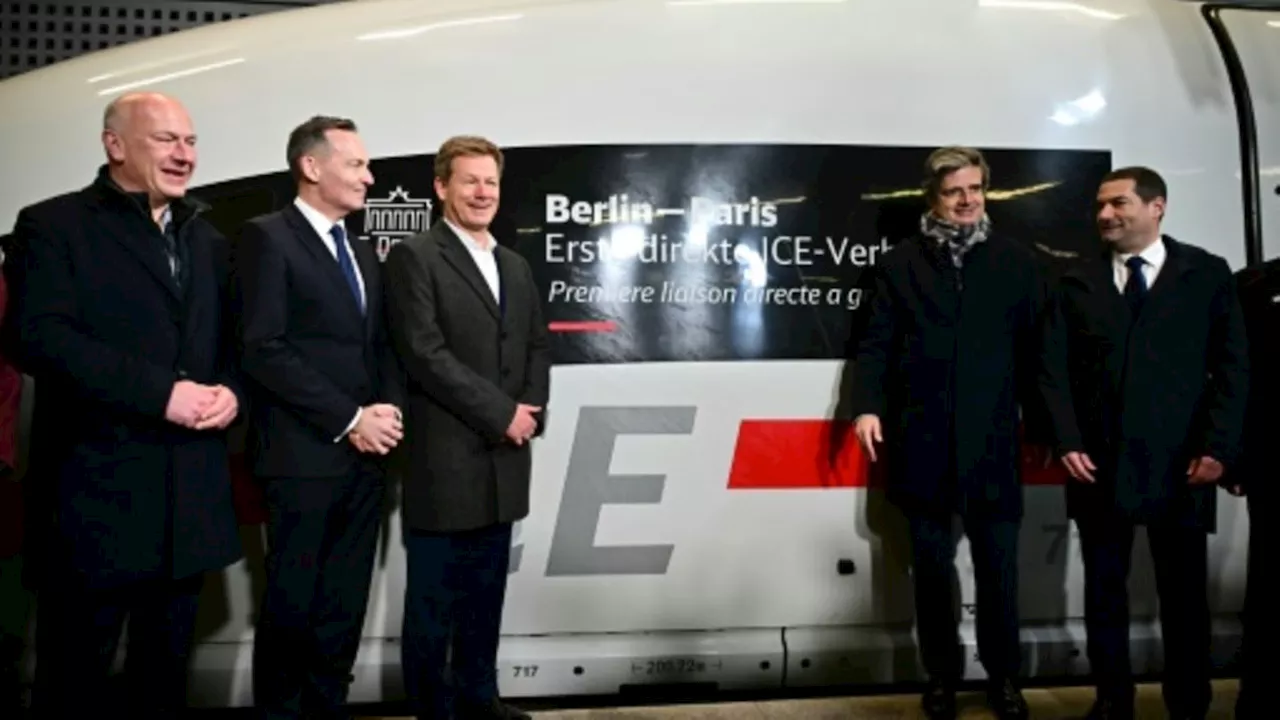 Neue ICE-Verbindung von Berlin nach Paris feierlich gestartet