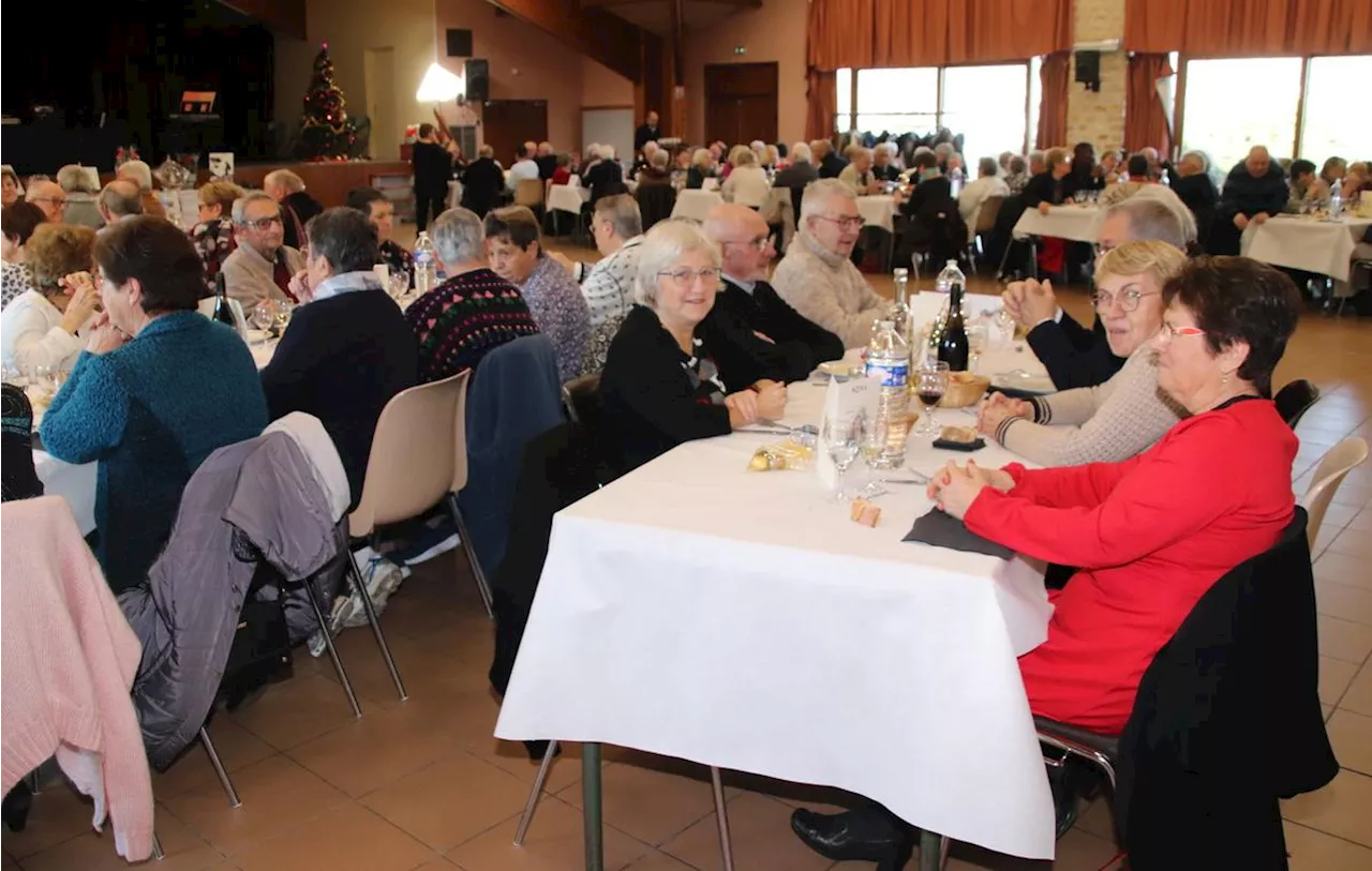 Cozes : 139 adhérents du Gedar et du Temps Libre partagent le repas de Noël