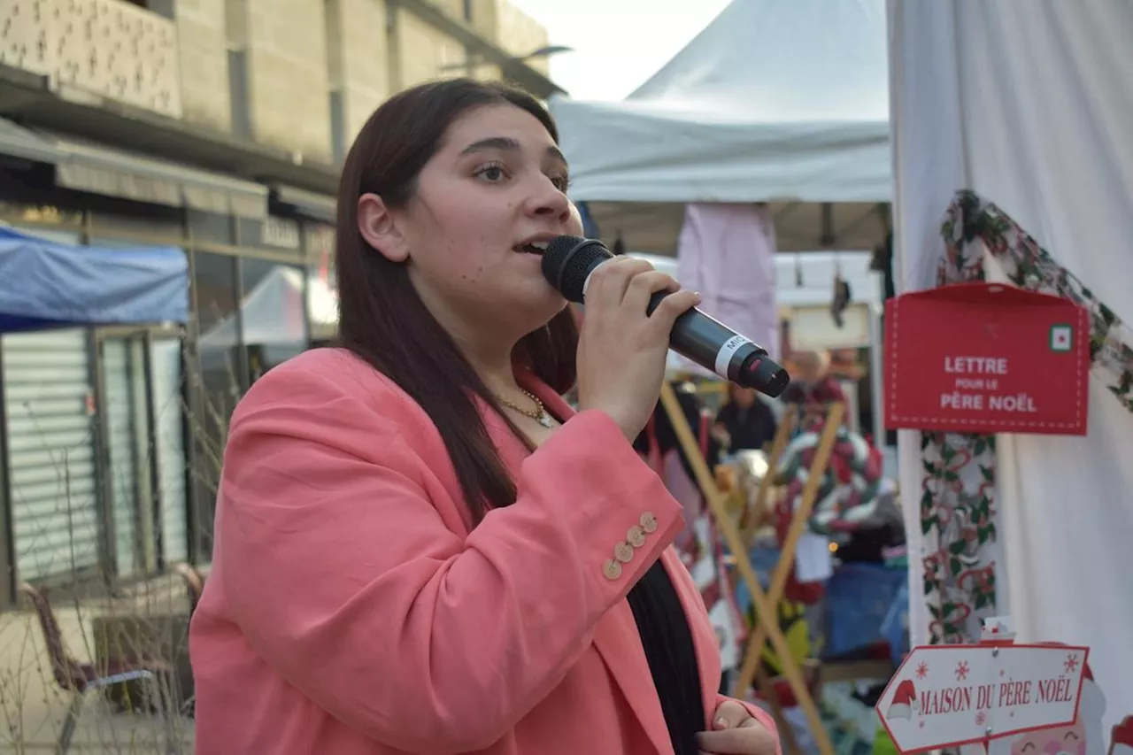 Gironde : ancienne candidate de « The Voice » , la Taillanaise Morgane Sampaïo anime des marchés de Noël