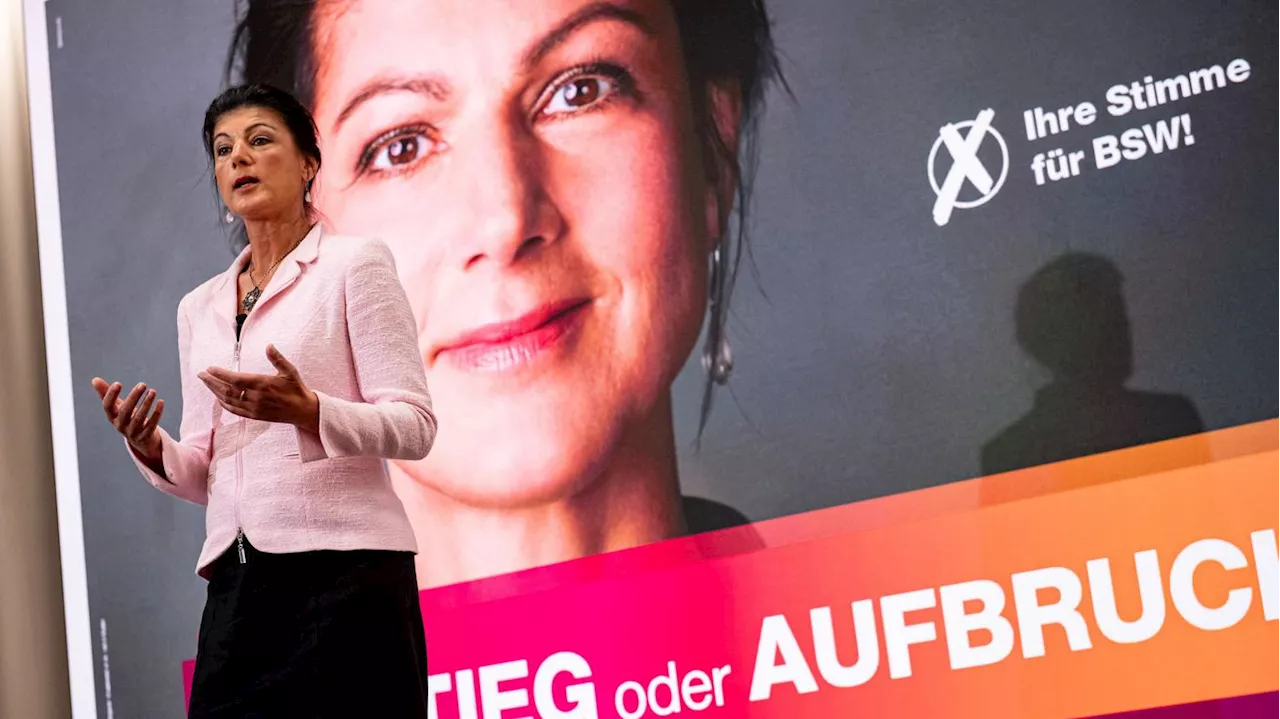 Weitere Konkurrenz für Merz, Scholz und Co : Wagenknecht wird Kanzlerkandidatin des BSW