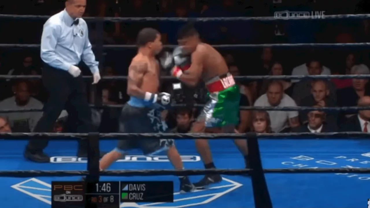 Gervonta Davis made former world champion put his hands up and quit in knockout as Floyd Mayweather...