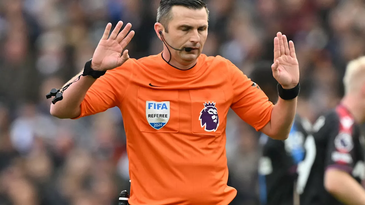 Premier League referee admits he made ‘mistake’ before Crystal Palace goal against Brighton...