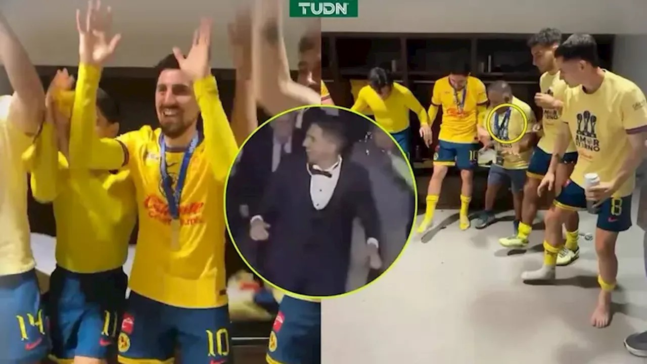 Diego Valdés replica su épico baile en festejos del tricampeonato de América