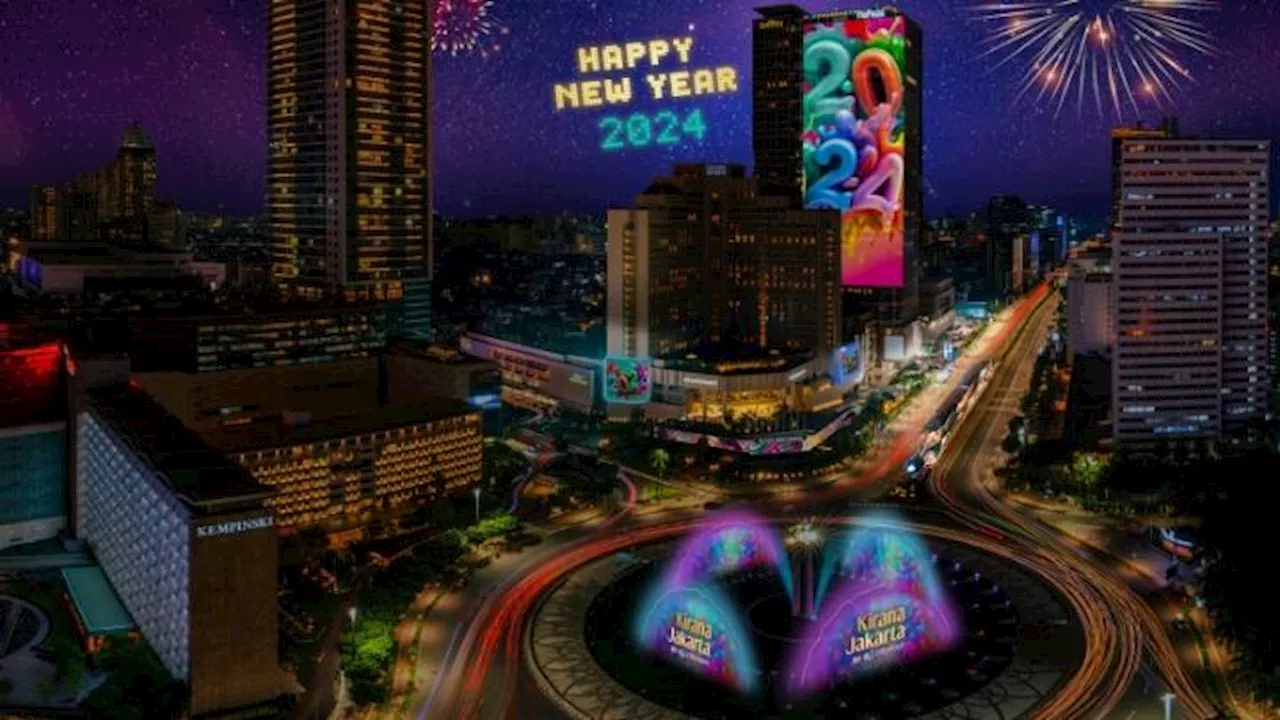 Malam Tahun Baru 2025 di Jakarta , Ada Pertunjukan Drone, 3D Projection Mapping hingga Kembang Api