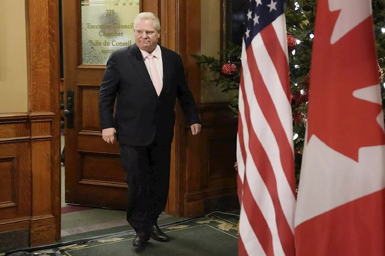 Ford calls for bigger provincial role as Canada responds to Trump trade threats