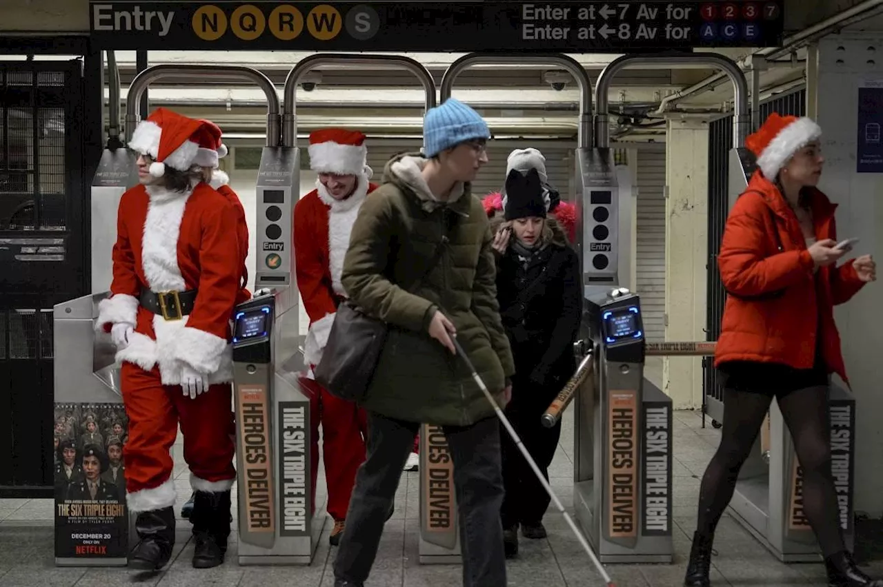 Riding subway cars of 1930s New York, and dressing the part