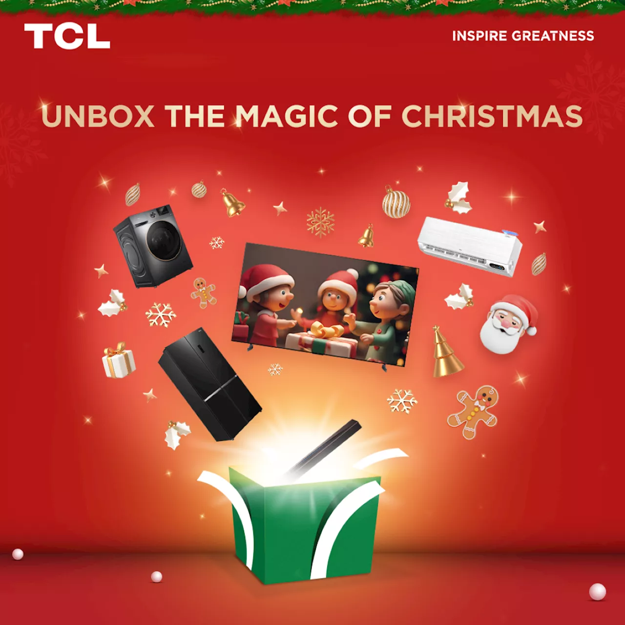 Wrap up magic of holiday season with TCL appliances