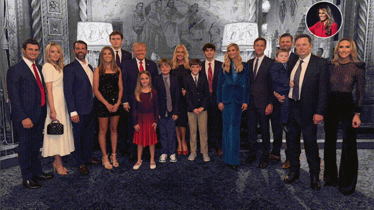 Foto interactiva: de Barron a Melania, explora quién es quién en el clan Trump