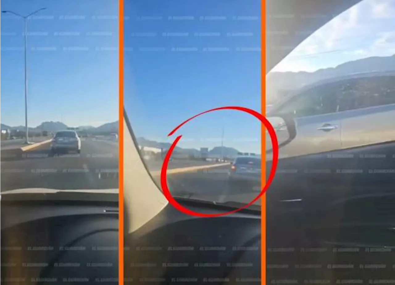 Captan a presunta ‘montachoques’ en carretera Saltillo-Arteaga (VIDEO)