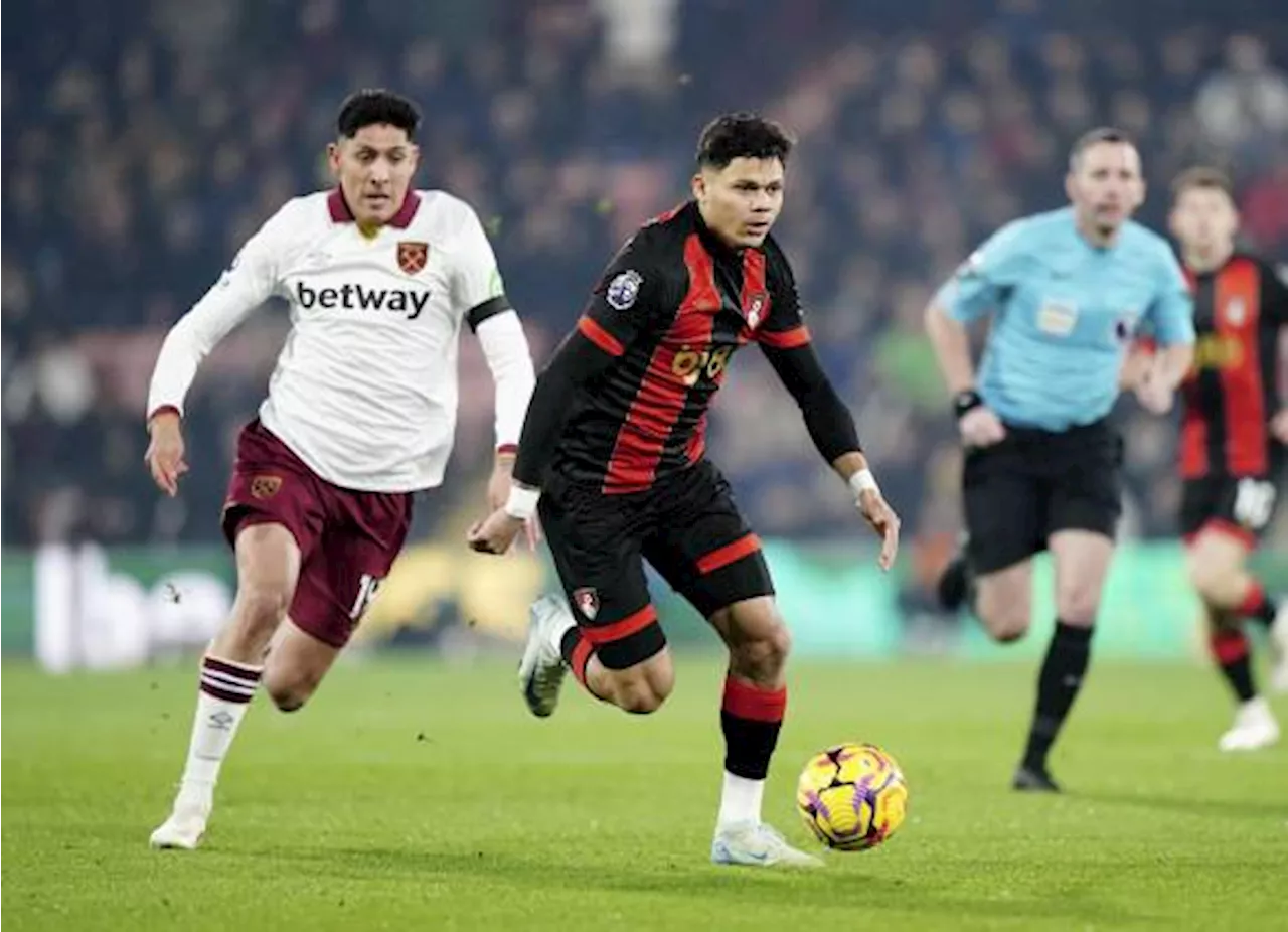 Edson Álvarez y West Ham rescatan empate en la Premier League ante el Bournemouth