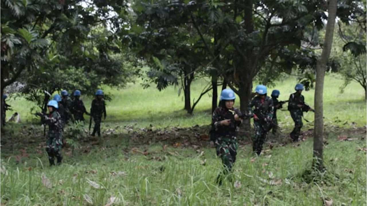 Siap Jalankan Operasi Perdamaian Bersama PBB, 130 Prajurit Wanita TNI Digembleng Berhari-hari di Markas PMPP