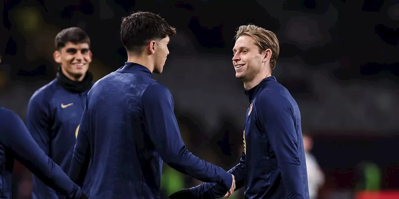 Spaanse media fileren Barça, Frenkie de Jong ook zonder minuten mikpunt kritiek