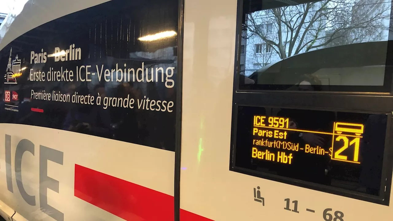 Deutsche Bahn: Ohne Umsteigen nach Paris – neue ICE-Verbindung gestartet