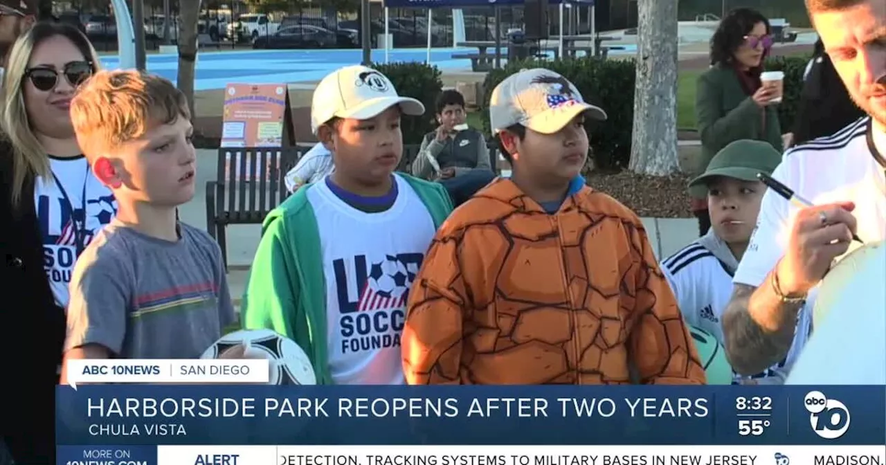 Harborside Park Reopens in Chula Vista After Two-Year Closure