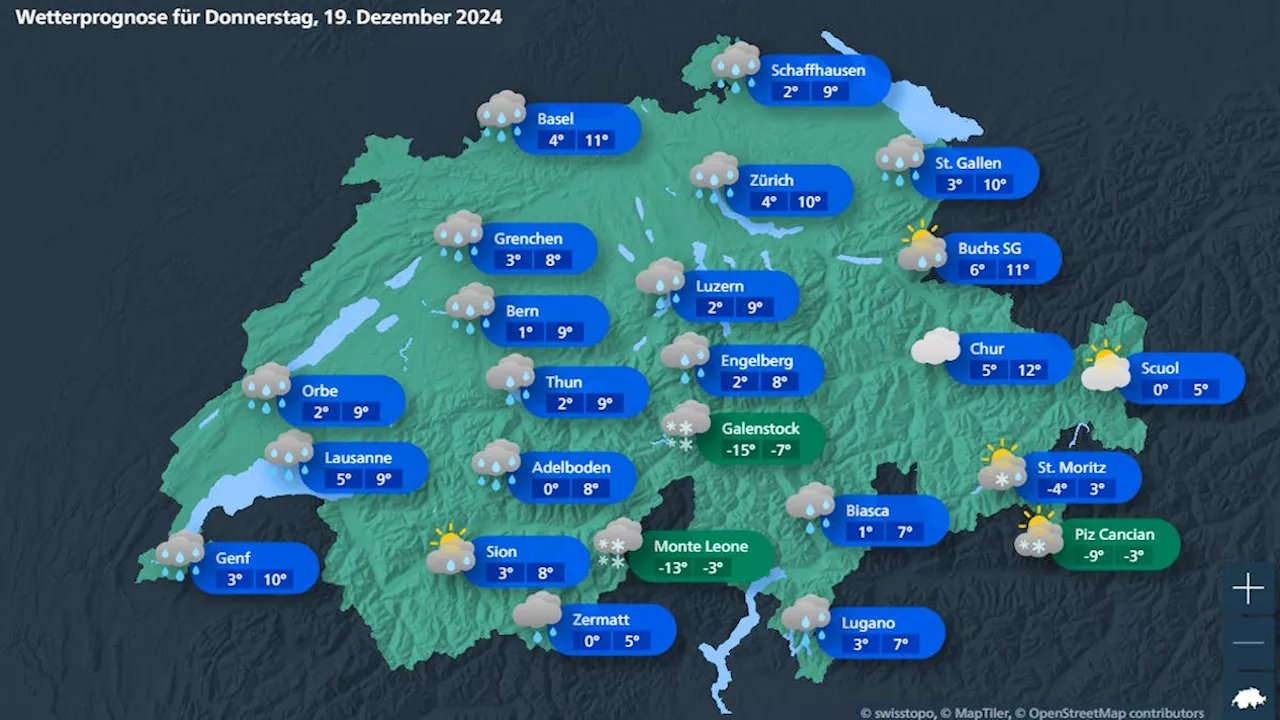 Wetter Weihnachten: 13 Grad, dann Schnee möglich