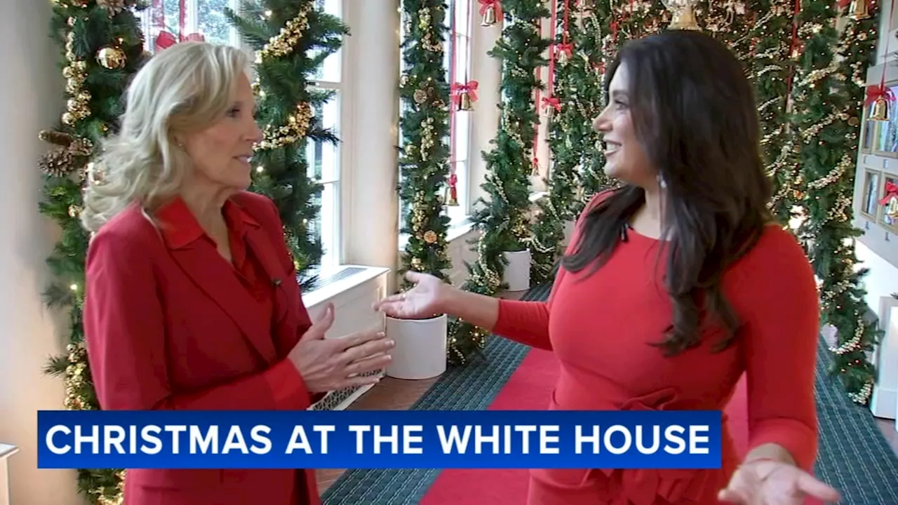 Jill Biden Gives a Final Holiday Tour at the White House