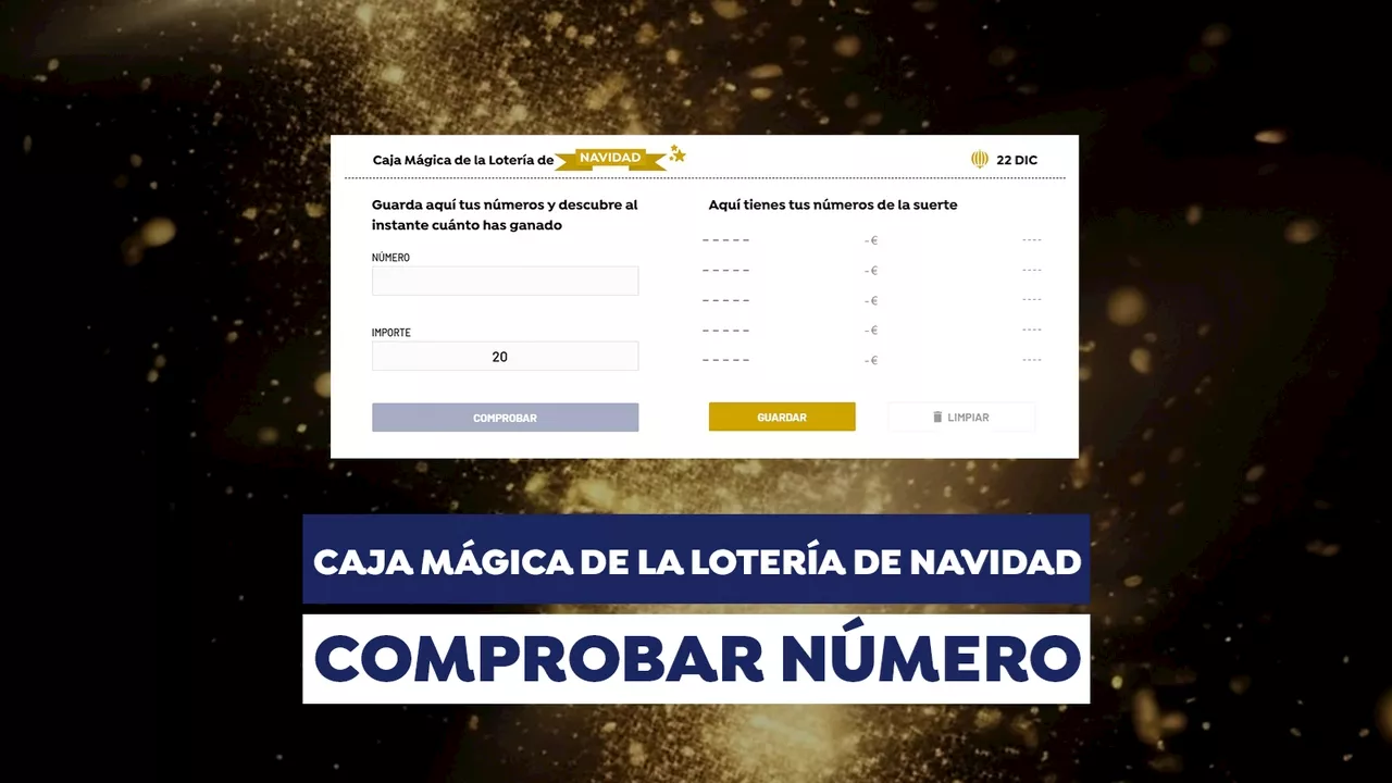 Presentamos la Caja Mágica de la Lotería de Navidad