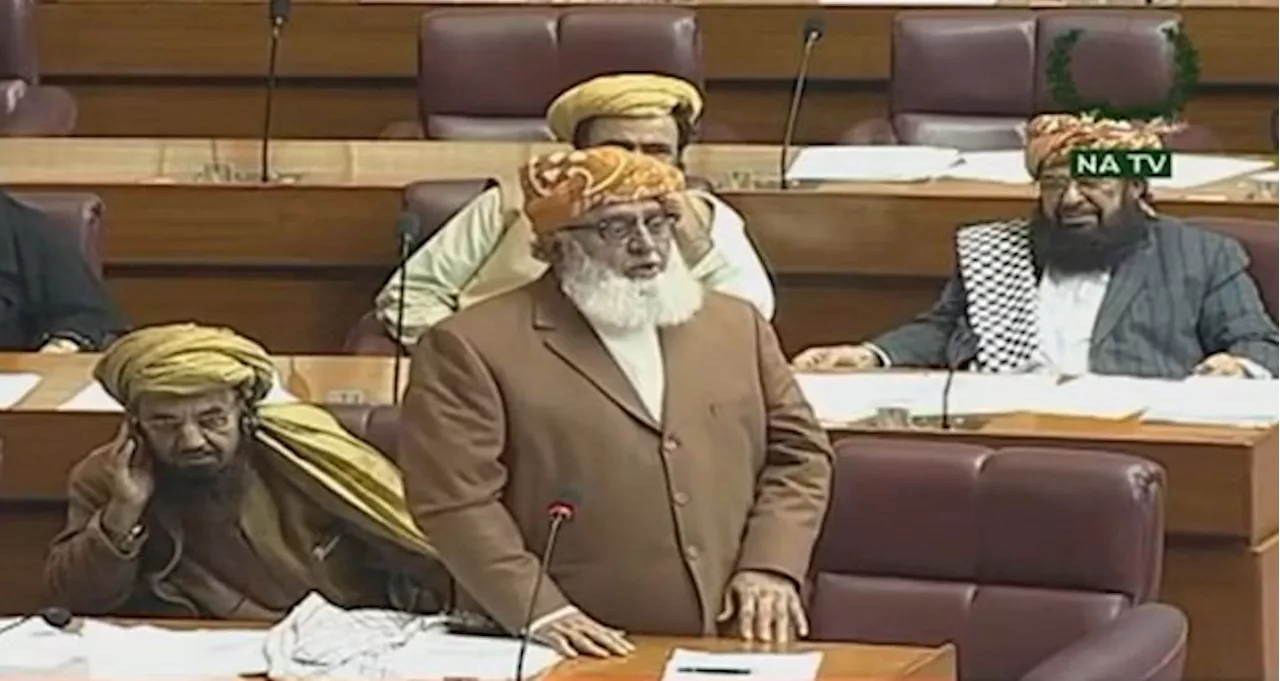 President objection on seminaries bill unconstitutional: Maulana Fazal Ur Rehman