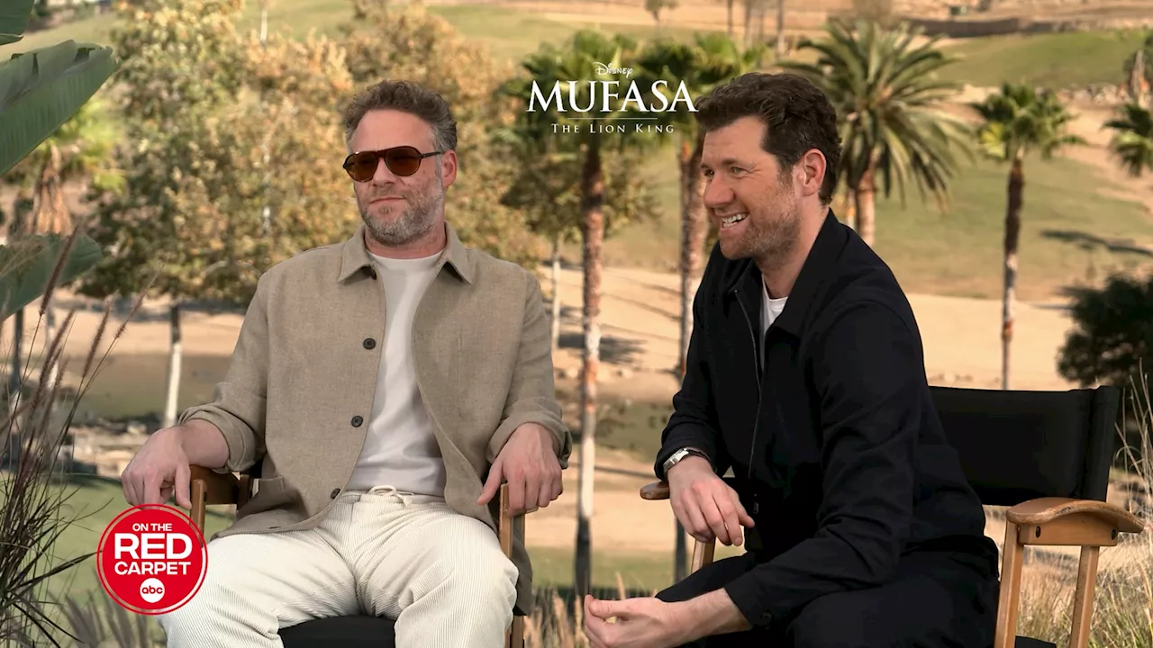 Seth Rogen and Billy Eichner Improvised Heavily in 'Mufasa: The Lion King'