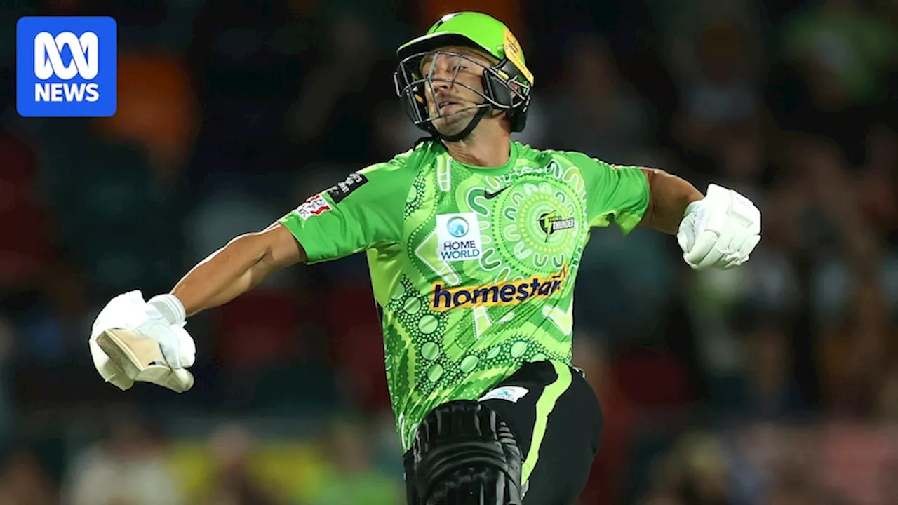 Sams Blasts Thunder to Unlikely BBL Win