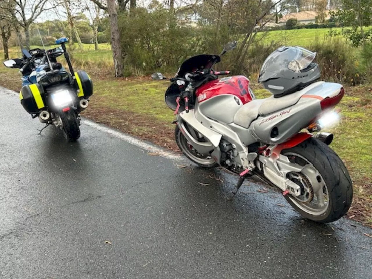 Arrêté par la gendarmerie à Gujan-Mestras, un motard cumule un nombre record d'infractions