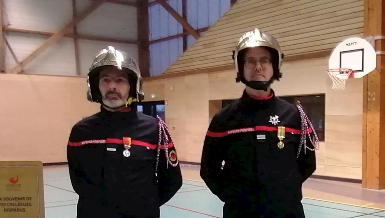 Changement de commandement au centre de secours de Saint-Germain-en-Cogles