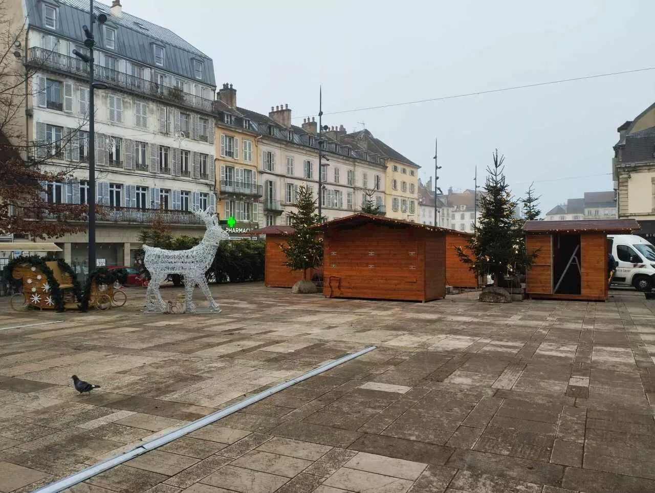 Un marché de Noël miniature à Lons-le-Saunier