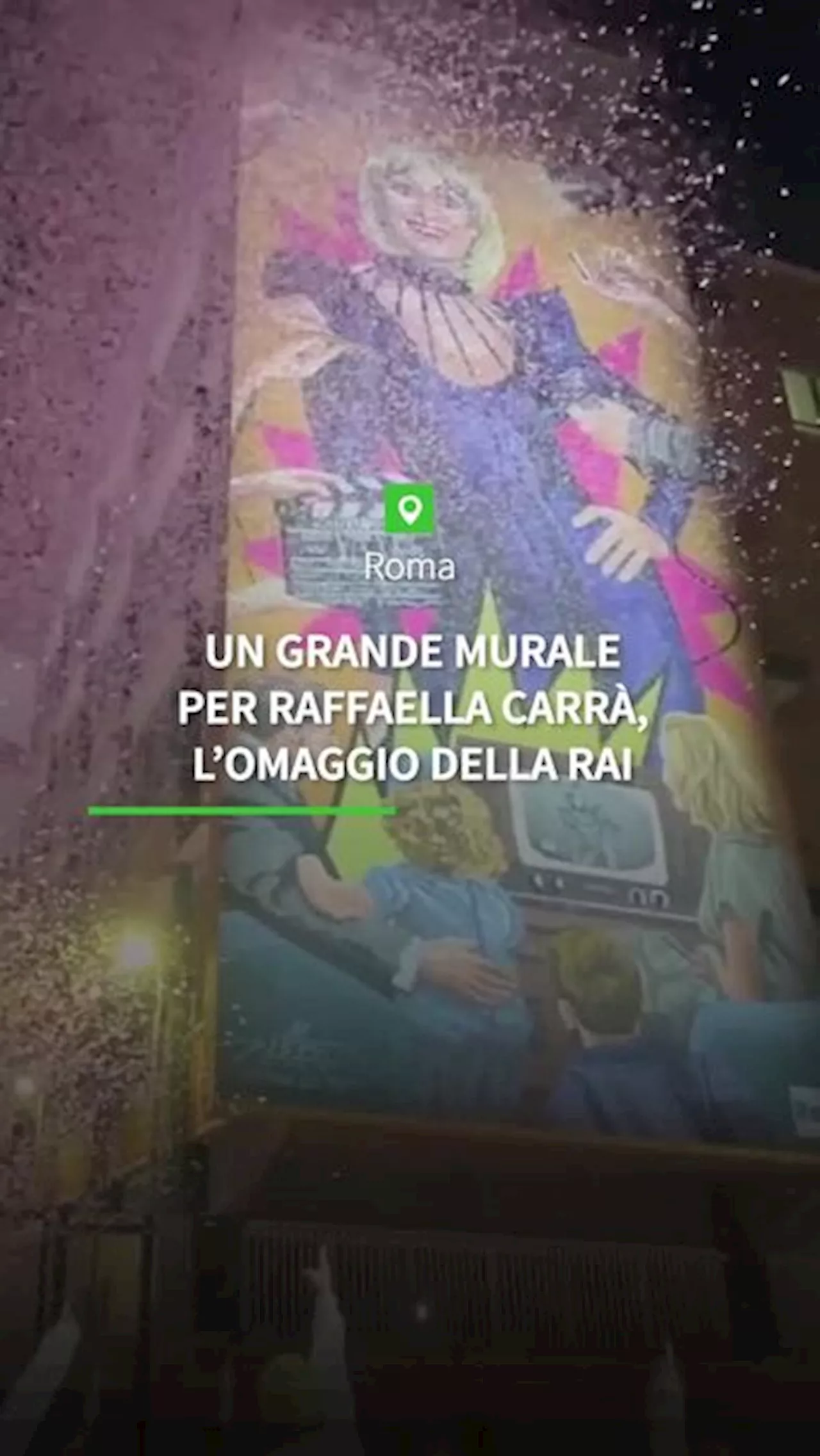 Un grande murale per Raffaella Carra', l'omaggio della Rai