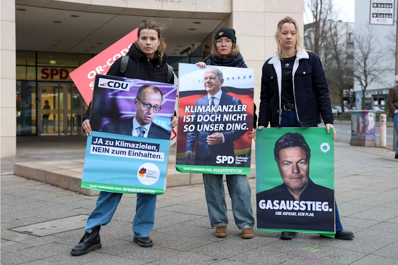 Berlin: Luisa Neubauer protestiert gegen Wahlprogramm