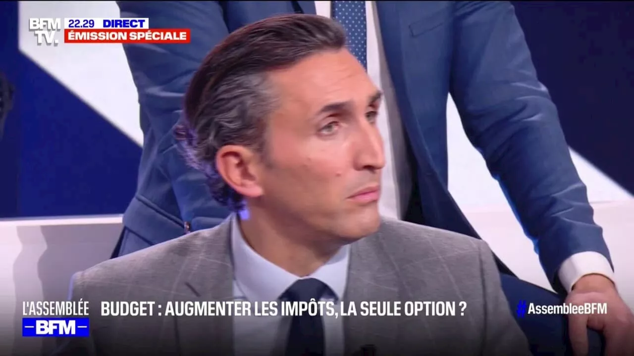 Julien Aubert (LR): augmenter les impôts, 'c'est la paresse intellectuelle'