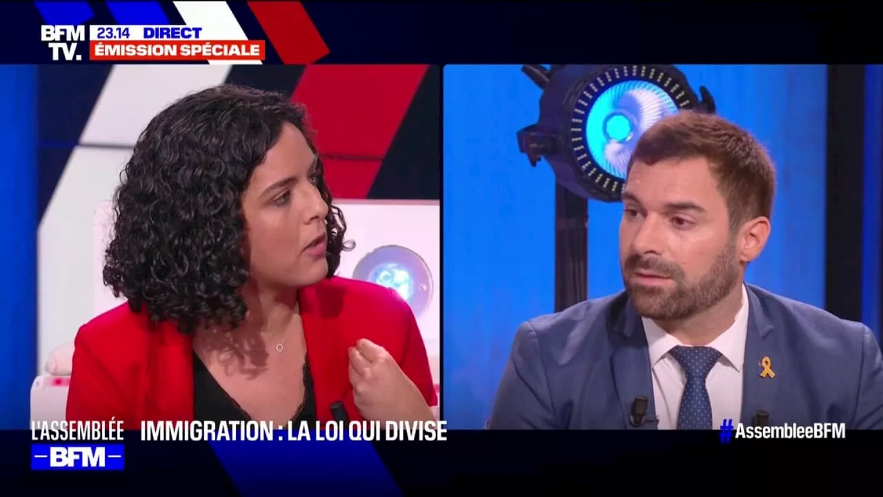 'La manière dont vous vous adressez aux femmes de ce pays est insupportable': tension en plateau entre Manon Aubry (LFI) et Julien Odoul (RN)