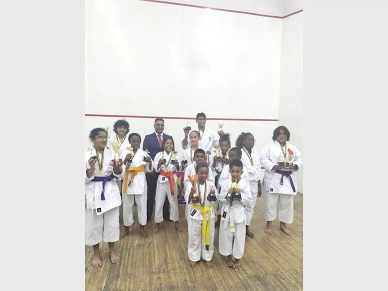 Club celebrates karateka achievements