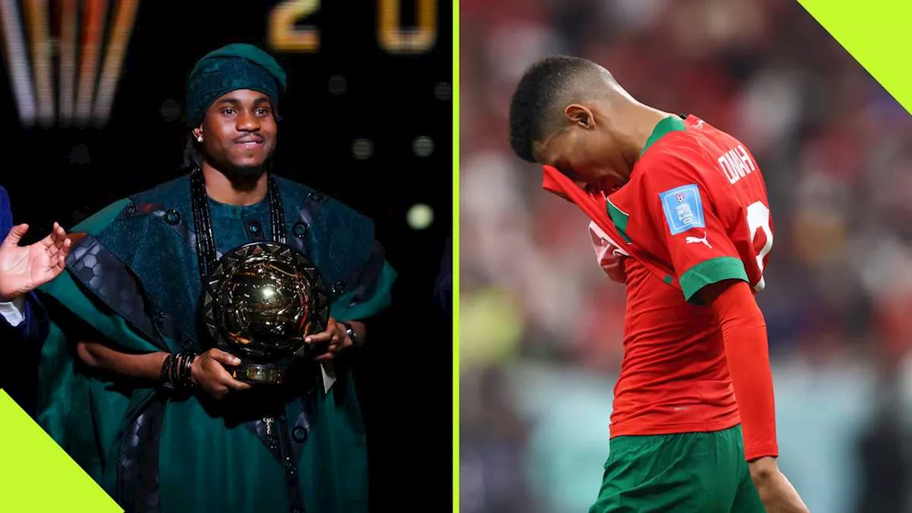 Nigerian Forward Wins CAF African Player of the Year, Moroccan Fans Express Disappointment