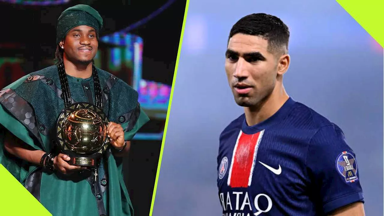 PSG Celebrates Hakimi Despite CAF Player of the Year Loss to Lookman