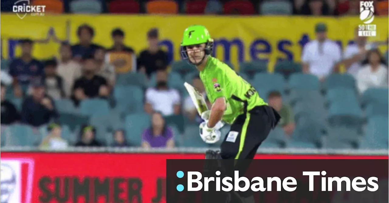 Teenage sensation Sam Konstas smashes BBL record with blistering half-century