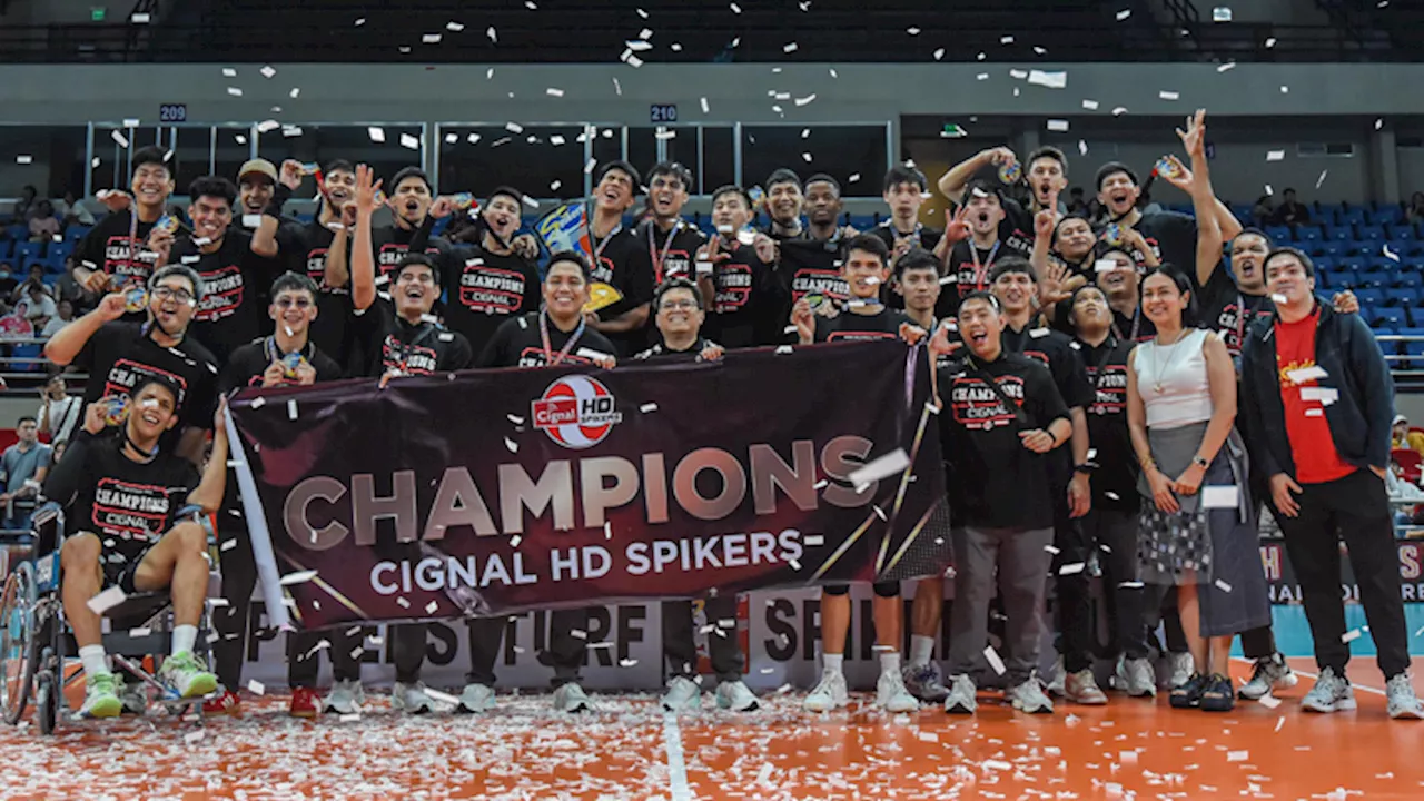 Cignal HD Spikers Claim Eighth Spikers' Turf Title, Eyes Continued Dynasty